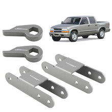 Laden Sie das Bild in den Galerie-Viewer, Antriebsstrang 1-3 Höherlegungskit Torsion Keys + 2 Shackles kompatibel für Chevrolet S10 Blazer kompatibel für GMC S