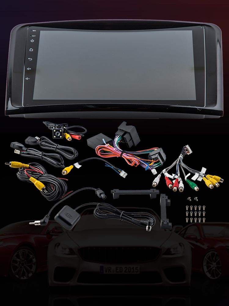 Autozubehör DAB ＋Android 10 Autoradio DSP GPS Navi + Kamera kompatibel für Mercedes-Benz ML-Klasse W164