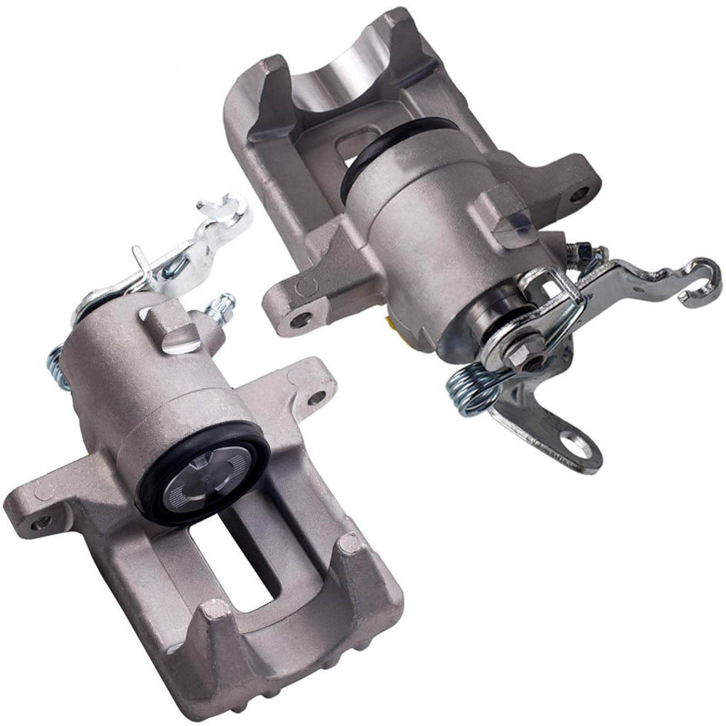 Bremszangen-Adapter 2x Bremssattel Hinten Links Rechts kompatibel für Audi A3 8P kompatibel für VW Golf 1K0615424J 1K0615423J
