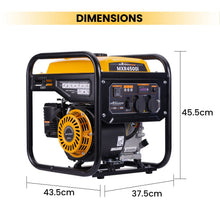Laden Sie das Bild in den Galerie-Viewer, Default maXpeedingrods Inverter Notstromaggregat 3500W 230V Perfekt für Camping/Party im Freien (Preis inkl. MwSt)
