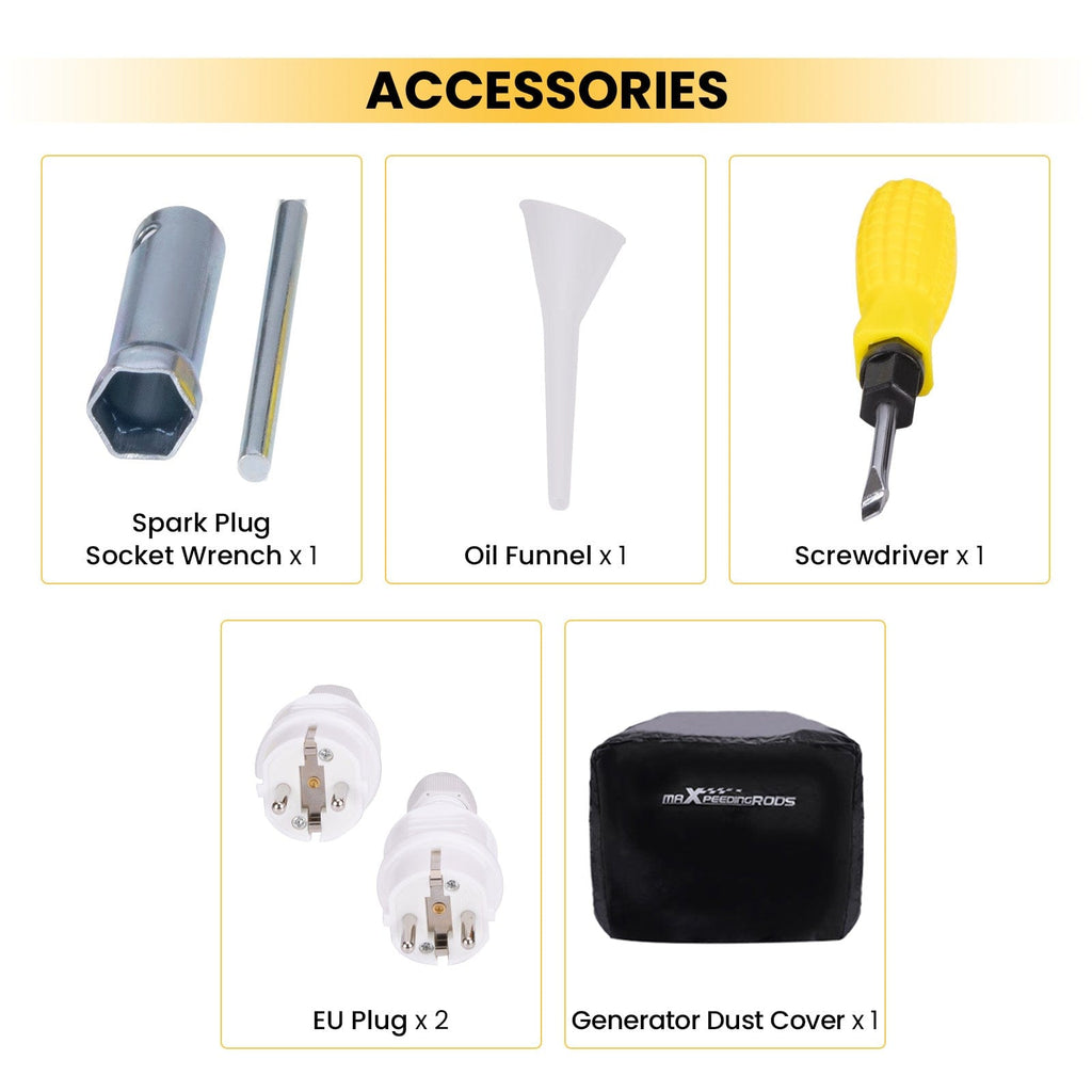 Default maXpeedingrods Inverter Notstromaggregat 3500W 230V Perfekt für Camping/Party im Freien (Preis inkl. MwSt)