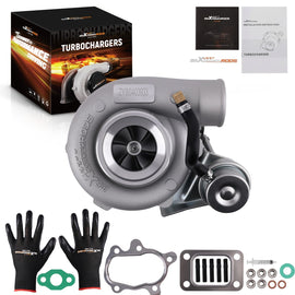 Einstiegslevel Turbolader Wasserkühlungskompressor 0.60 A/R Universal Turbolader für alle 1.5L-2.0L Motoren, für alle 4 Zylinder