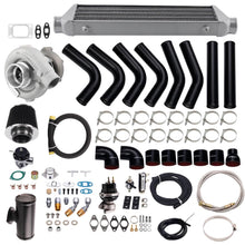 Laden Sie das Bild in den Galerie-Viewer, Einstiegslevel Turbolader T3 T04E Turbo Kit Wastegate + Intercooler + Piping Kit kompatibel für BMW E36 323i i6 95-99