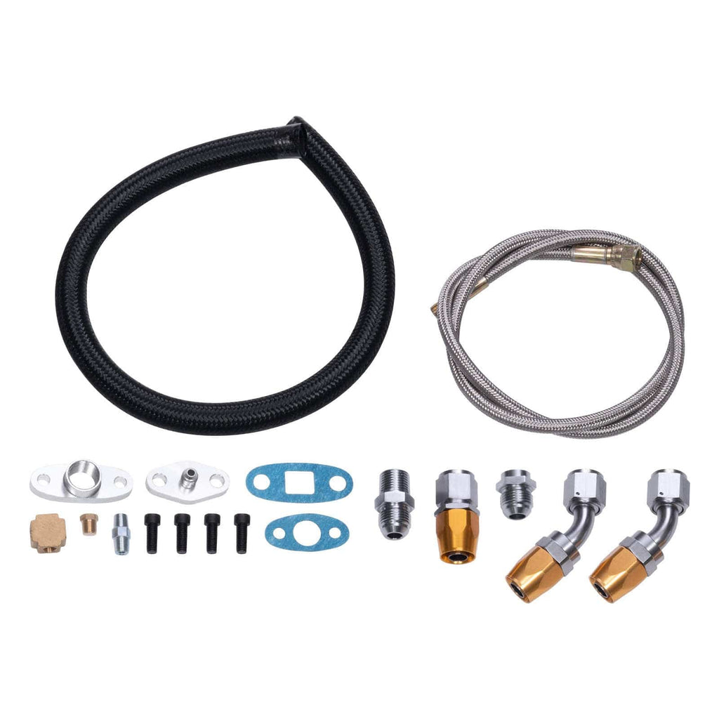 Einstiegslevel Turbolader T3 T04E Turbo Kit Wastegate + Intercooler + Piping Kit kompatibel für BMW E36 323i i6 95-99