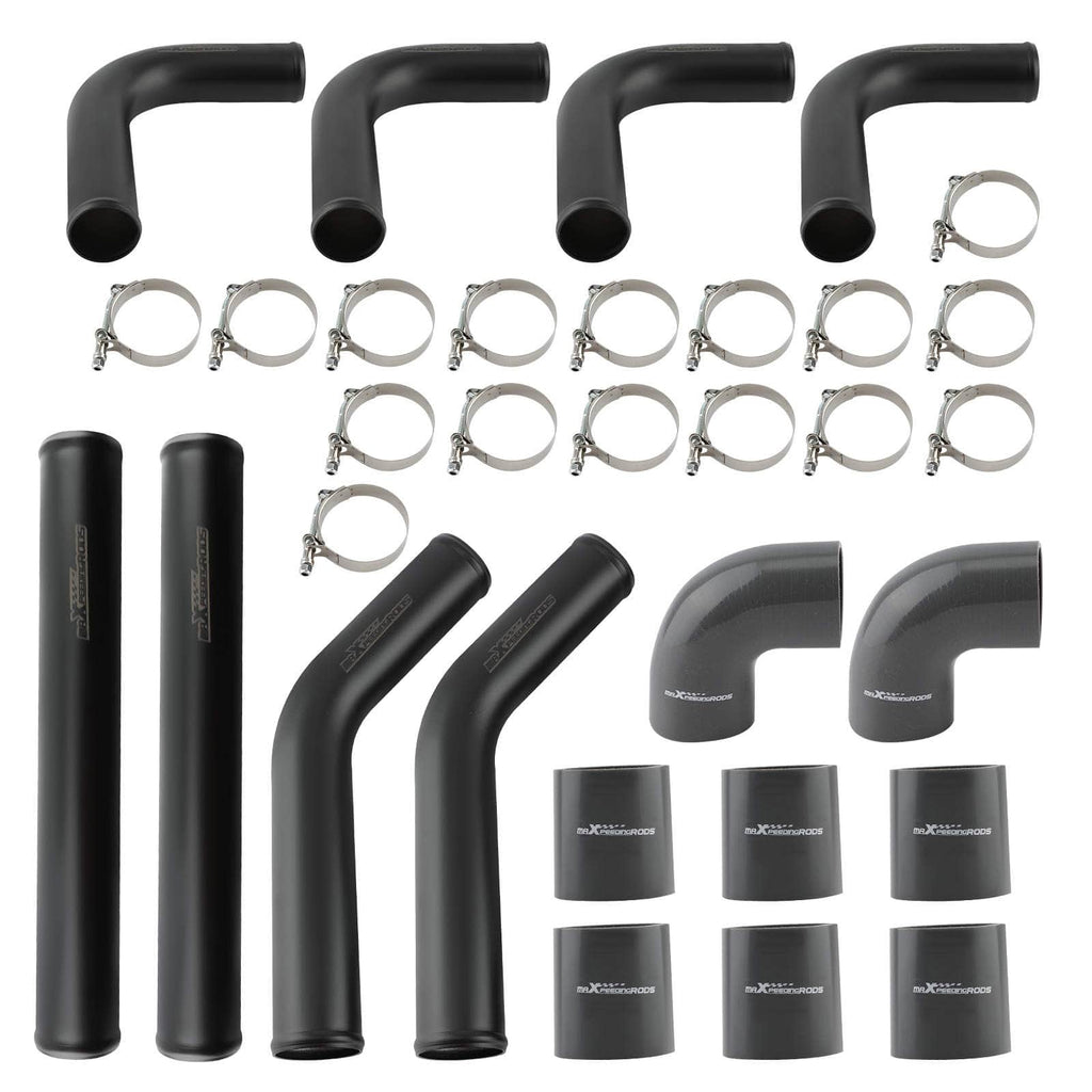 Einstiegslevel Turbolader T3 T04E Turbo Kit Wastegate + Intercooler + Piping Kit kompatibel für BMW E36 323i i6 95-99