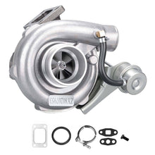 Laden Sie das Bild in den Galerie-Viewer, Einstiegslevel Turbolader Turbolader T3 T4 T04E kompatibel für Audi VW 1.8T VR6 .63 AR V Band universal Turbo neu top