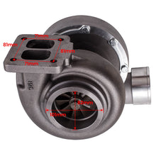 Laden Sie das Bild in den Galerie-Viewer, Einstiegslevel Turbolader GT45 turbo V-Band Anti-Surge Turbolader T4 T4 TWIN-SCROLL Nassschwimmer A/R .66 A/R 1.05 600+BHP