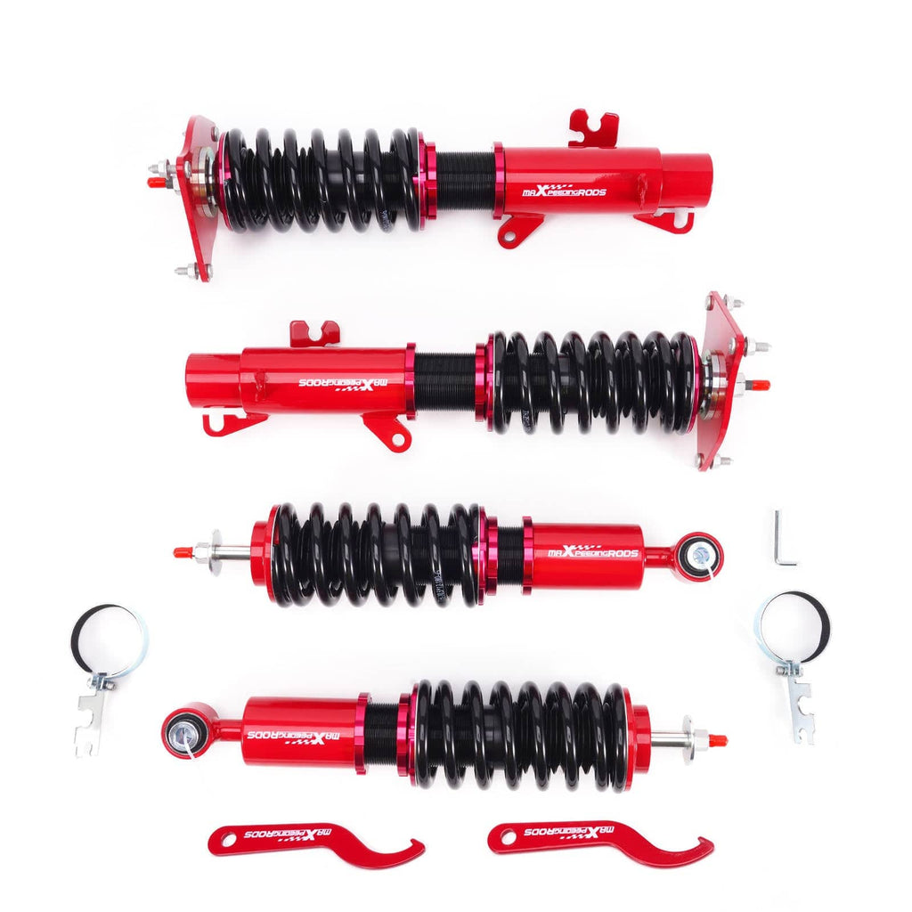 Gewindefahrwerke Gewindefahrwerk kompatibel für Mini Cooper R52 R50 R53 S Works kompatibel für FWD 01-06 höhenverstellbar