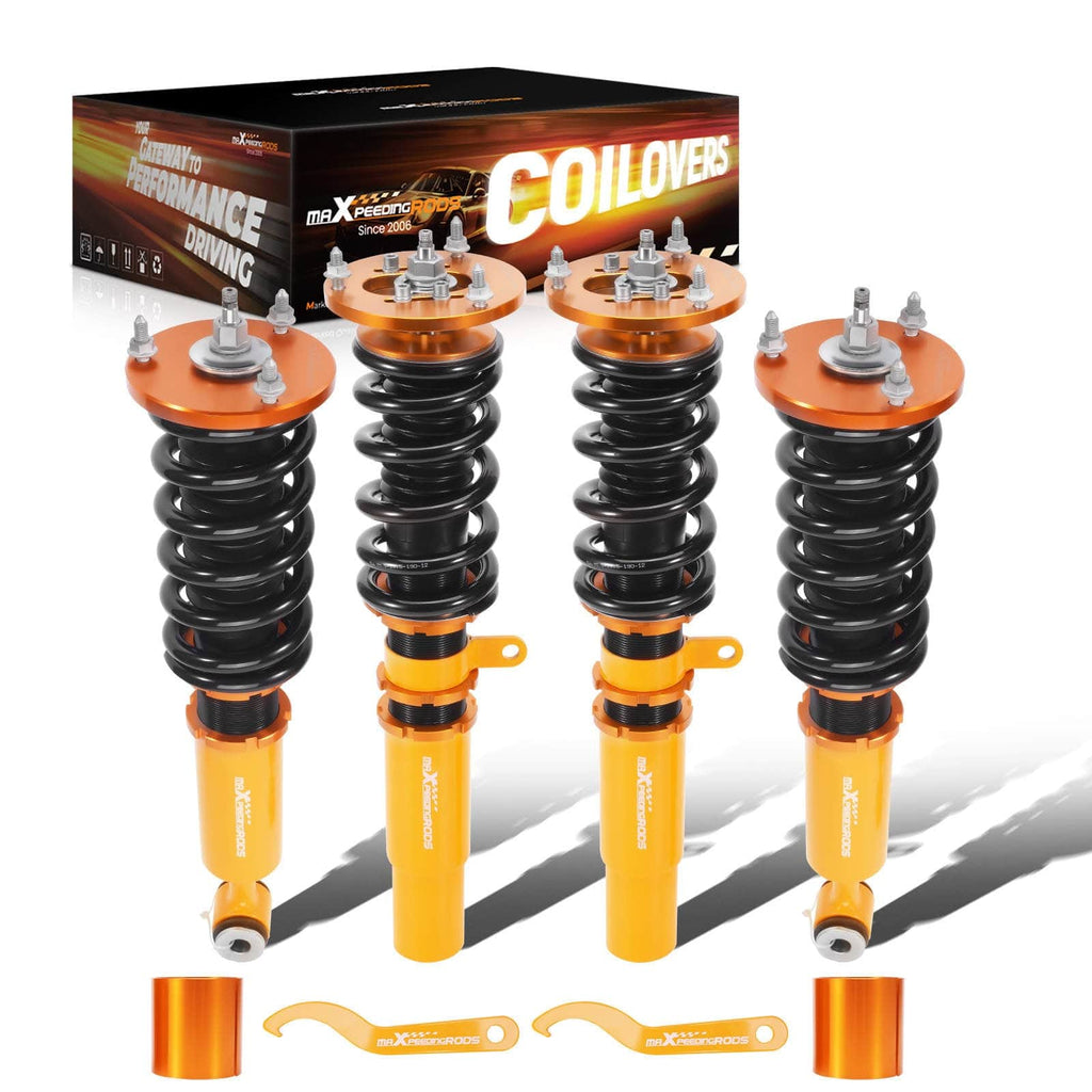 Gewindefahrwerke 24 Wege Dämpfer Gewindefahrwerk kompatibel für BMW 5 Series E39 528i,525d,530d,535i 95-03