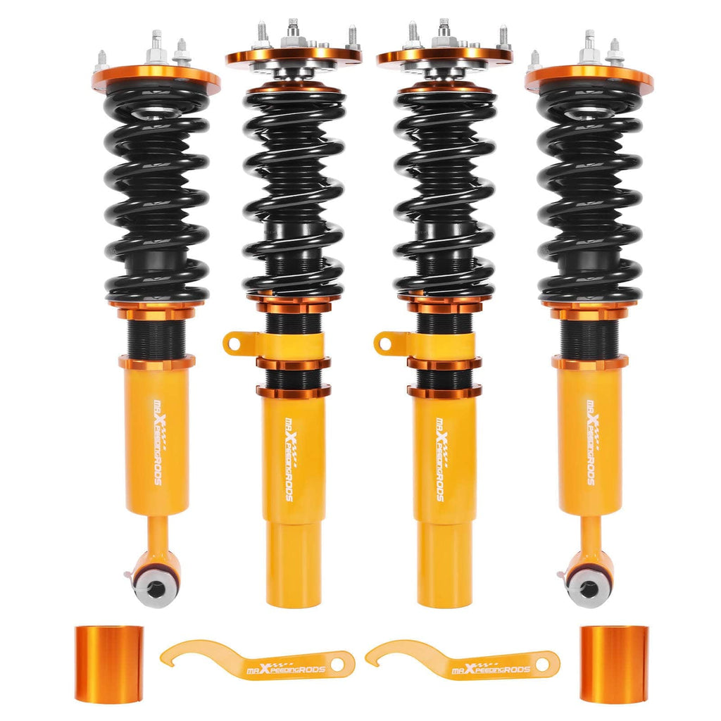 Gewindefahrwerke 24 Wege Dämpfer Gewindefahrwerk kompatibel für BMW 5 Series E39 528i,525d,530d,535i 95-03