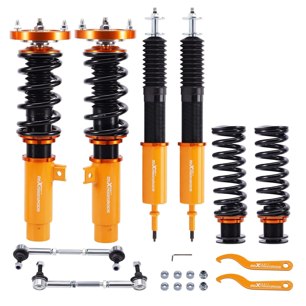 Gewindefahrwerke Gewindefahrwerk kompatibel für BMW 3 E90 E91 E92 E93 04-13 24-stufig Einstellbares Dämpfung