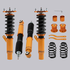 Gewindefahrwerke 24 Dämpfungsstufen Gewindefahrwerk kompatibel für VW Golf 7 5G1 BE1 kompatibel für Seat Leon Mk3 2012-2019