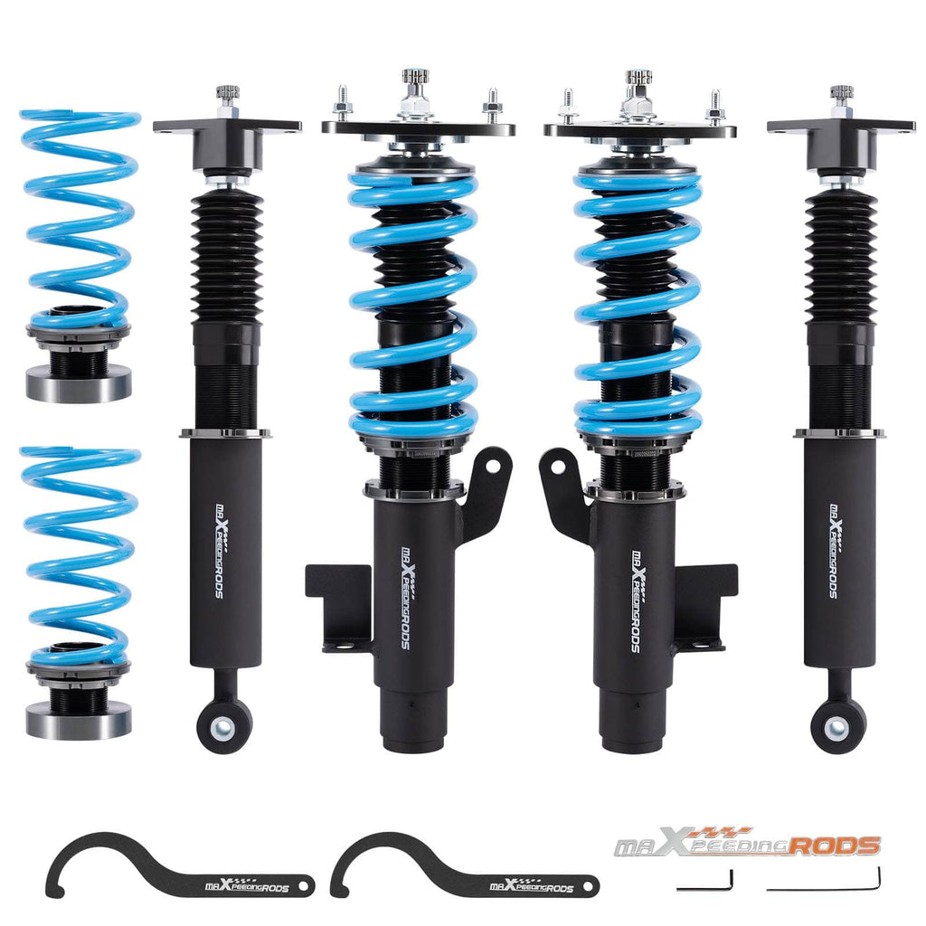 Gewindefahrwerke Maxpeedingrods 24 Wege DämpferHöhenverstellung Gewindefahrwerk kompatibel für Mazda 3 BK 2004-2009