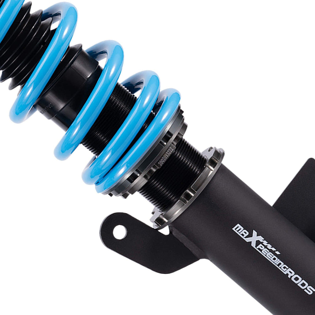Gewindefahrwerke Maxpeedingrods 24 Wege DämpferHöhenverstellung Gewindefahrwerk kompatibel für Mazda 3 BK 2004-2009