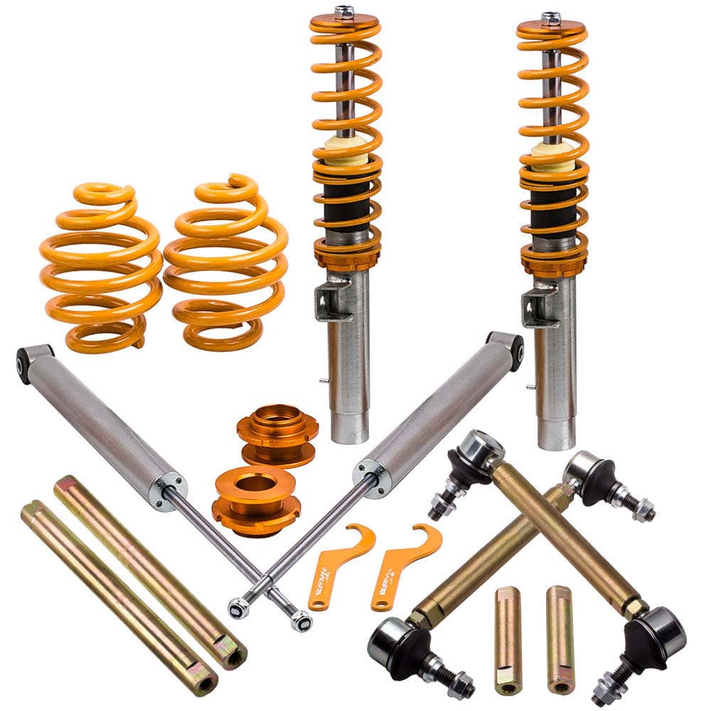 Gewindefahrwerke Gewindefahrwerk + Sway Bar Link kompatibel für BMW 3er E46 330ci 325 ci 323 ci 2000-2007