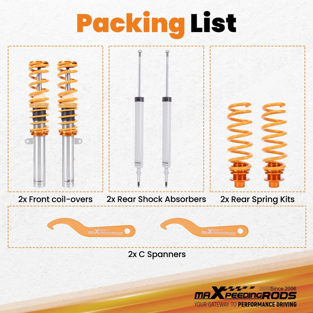 Gewindefahrwerke Gewindefahrwerk Für BMW E91 E92 E93 Suspension Coil Spring Kit Coil Shock Struts Tieferlegung