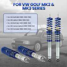 Laden Sie das Bild in den Galerie-Viewer, Gewindefahrwerke Gewindefahrwerk Komplett-Kit kompatibel für VW Golf MK2 MK3 1H1 2.0 Modelle VentoCorrado