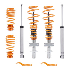 Gewindefahrwerke Sport Gewinde-fahrwerk Fahrwerk für Skoda Fabia Typ 6Y 6Y2 6Y5 Coilover LMTDV Tieferlegung