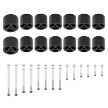 Laden Sie das Bild in den Galerie-Viewer, Karosserieverlängerungskit 50mm Body Lift Kit Blocks Bolts kompatibel für Nissan Navara D22 Dual Cab w/ Tub 2 inch