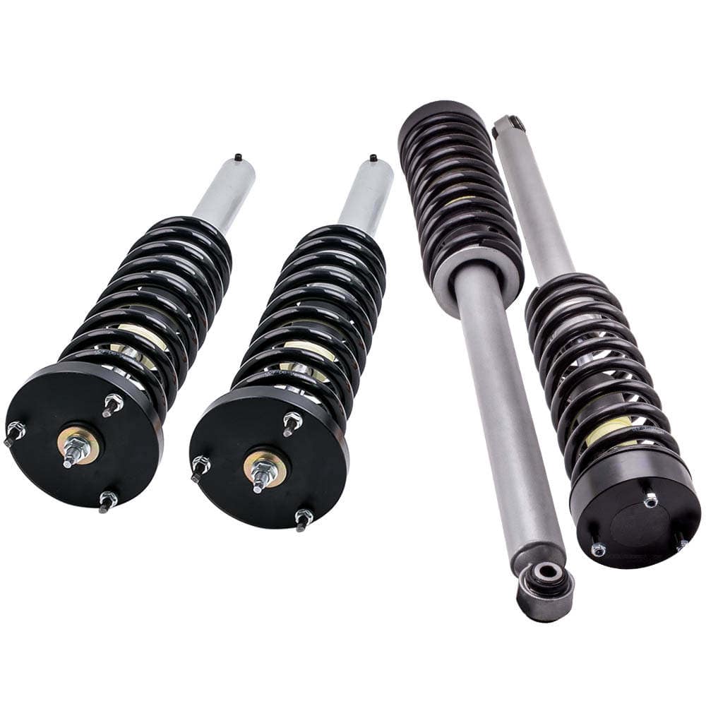 Kombinierte Produkte 4 x Airmatic Air to Coil Spring Conversion Kit kompatibel für Mercedes S500 S430 W220 00-06