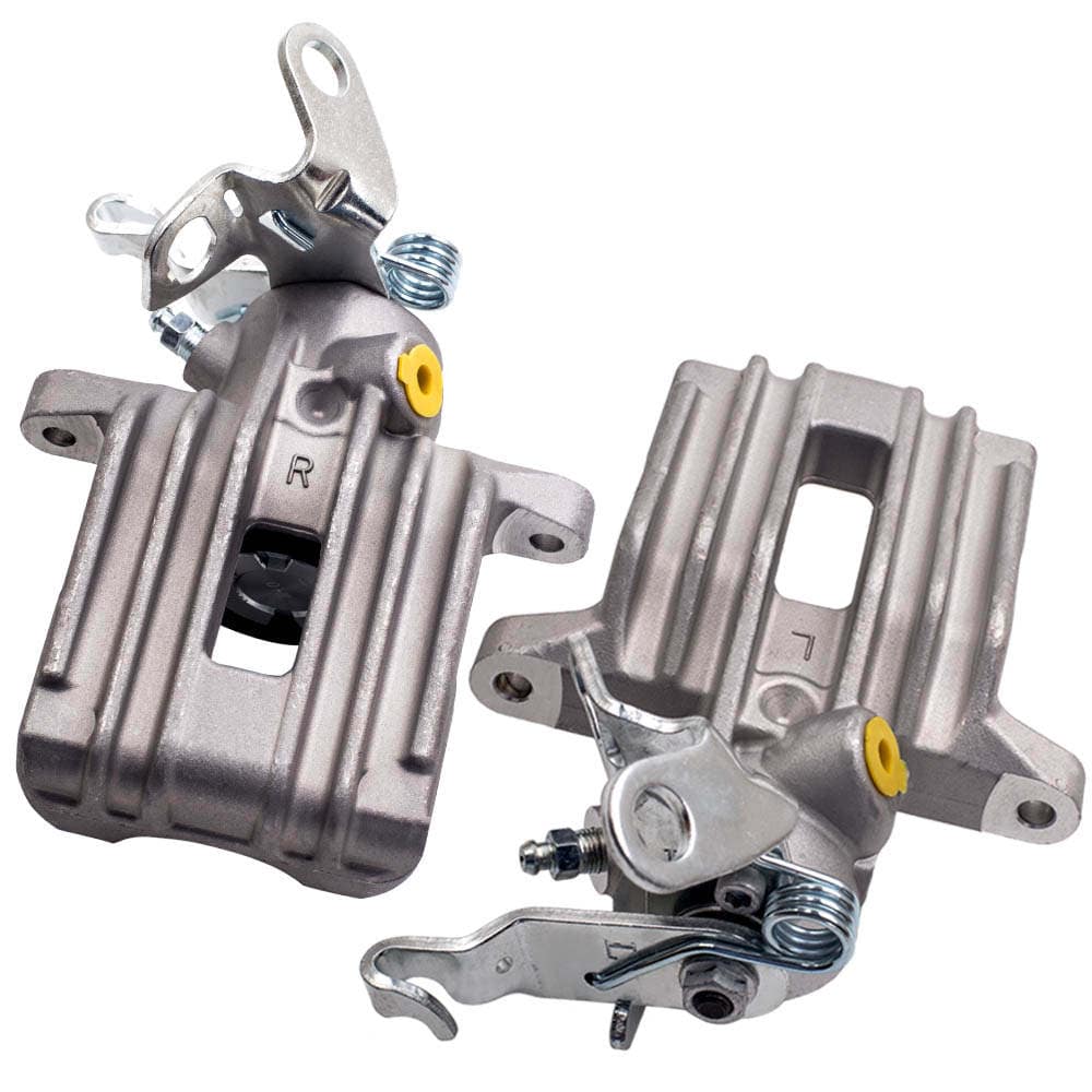 Kombinierte Produkte 2x Bremssattel Hinten Links Rechts kompatibel für VW Golf 5 6 kompatibel für Audi A3 8P kompatibel für Skoda Octavia