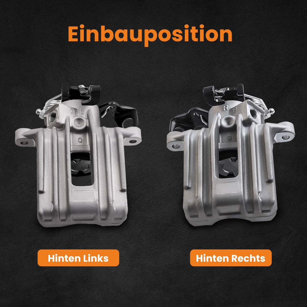 Kombinierte Produkte 2x Bremssattel +2x Bremssattel kompatibel für Audi A3 kompatibel für VW Golf 4 Seat Ibiza 2 3 6Q0615425A