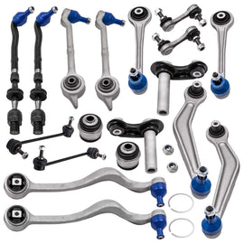 Kombinierte Produkte Vorne Hinten Querlenker Set kompatibel für Bmw 5er E39 +Touring 520–530 525i 528i 18-teilig