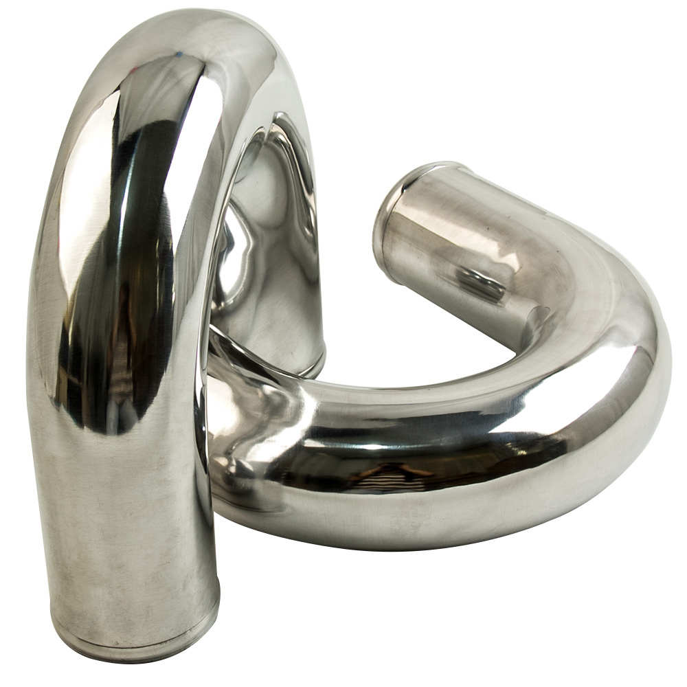 Kombinierte Produkte Aluminium-Ladeluftkühler für Frontmontage 600 × 300 × 76 + 76 mm Rohrsätze + blauer Schlauch