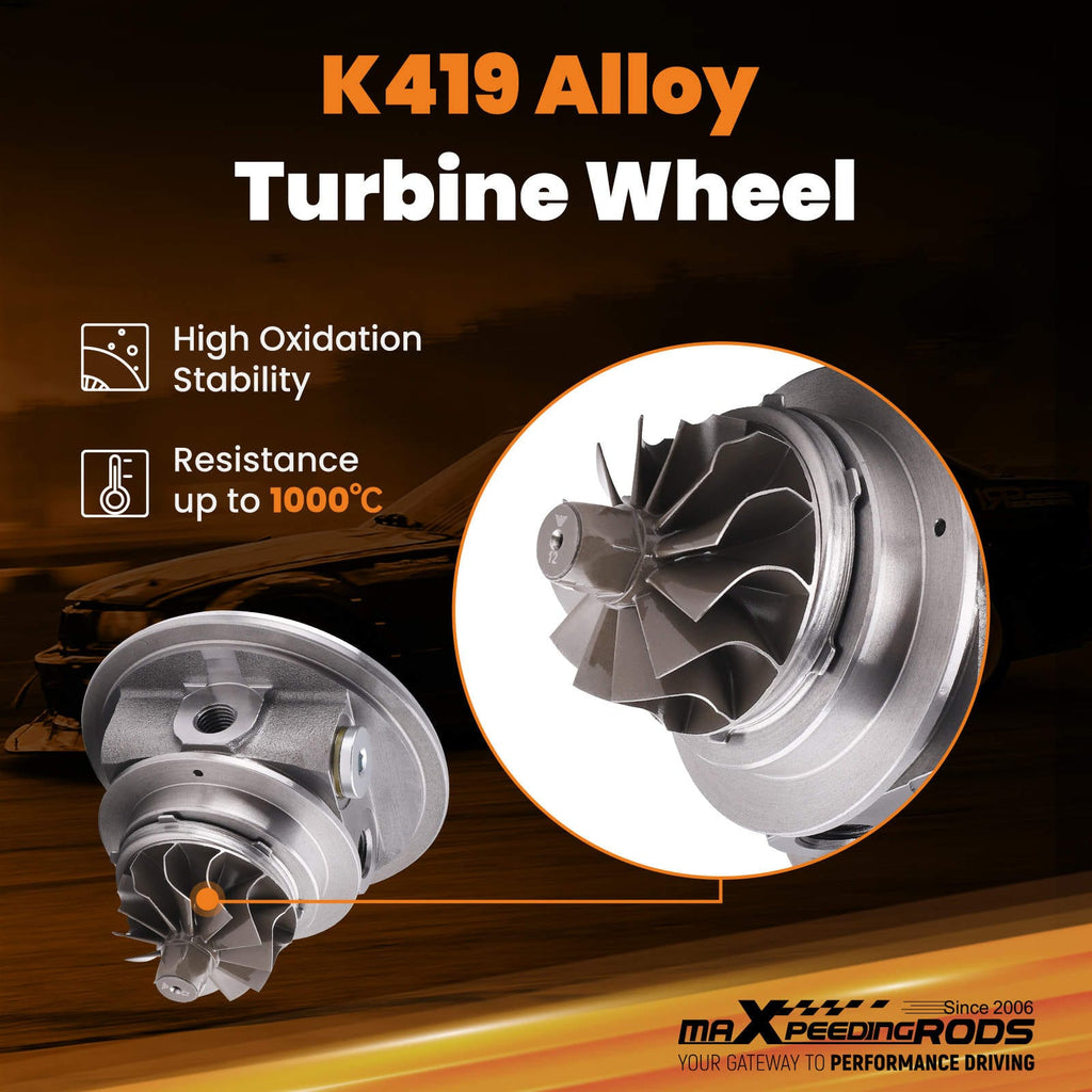 Kompatibel Für Audi Turbolader Billet Rumpfgruppe kompatibel für Audi A3 8P1 S3 quattro 2.0 TFSI 1984ccm 06-12 53049880064