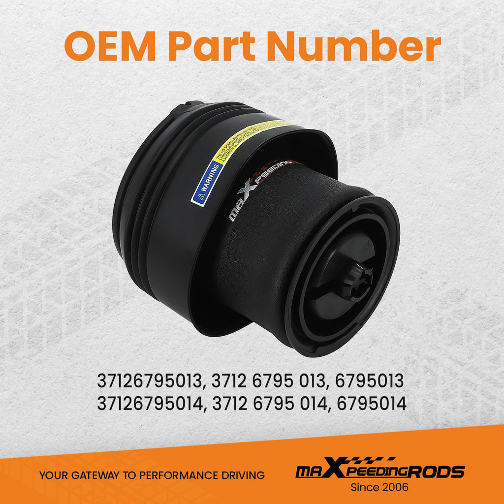 Kompatibel Für BMW Luftfederung Luftfederung Luftbalg Hinten L/R kompatibel für BMW X5 F15 F85 X6 F16 F86 37126795014