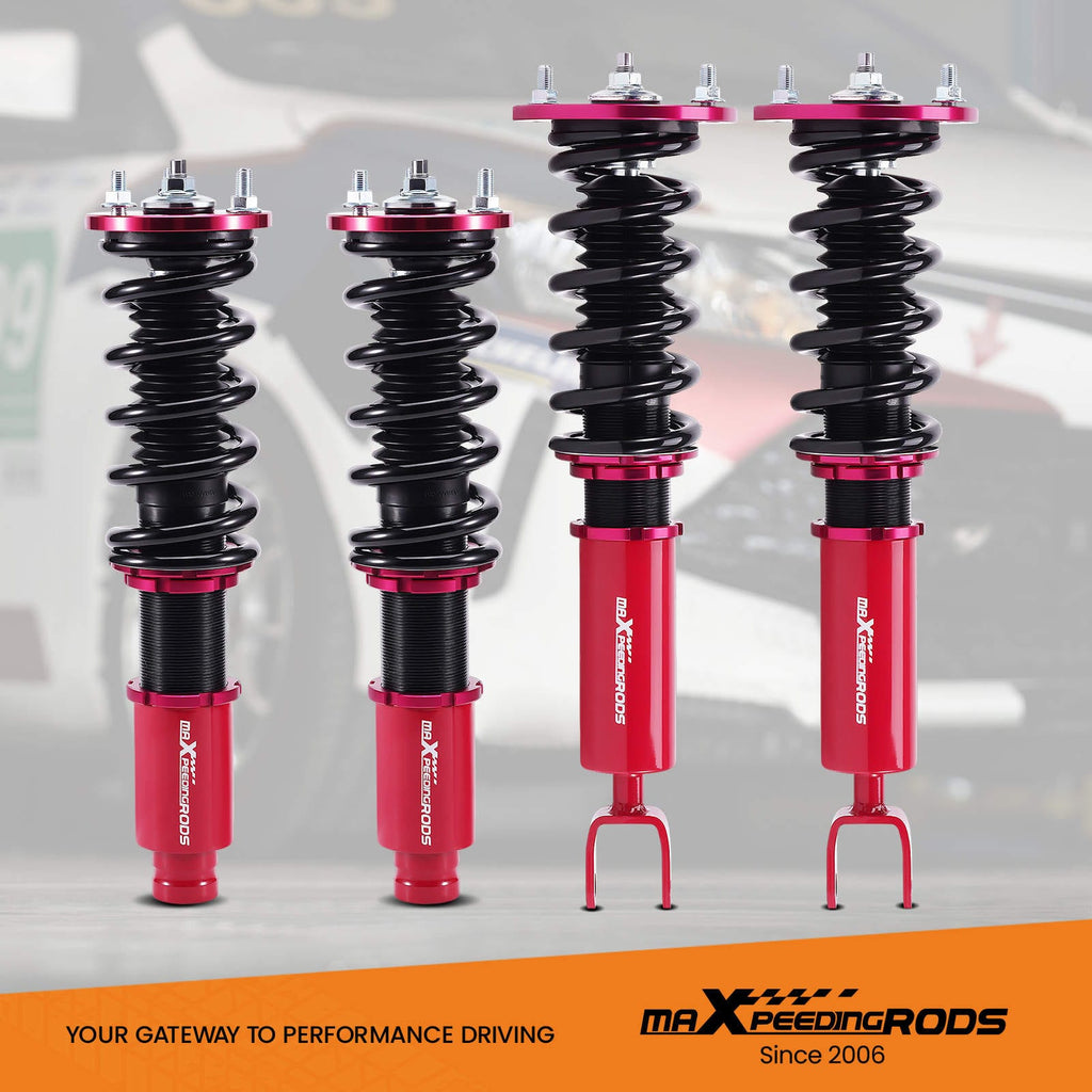 Kompatibel Für Honda Gewindefahrwerke Gewindefahrwerk Federbein Stoßdämpfer passend kompatibel für Honda Accord DX/EX/LX CB7/CD5