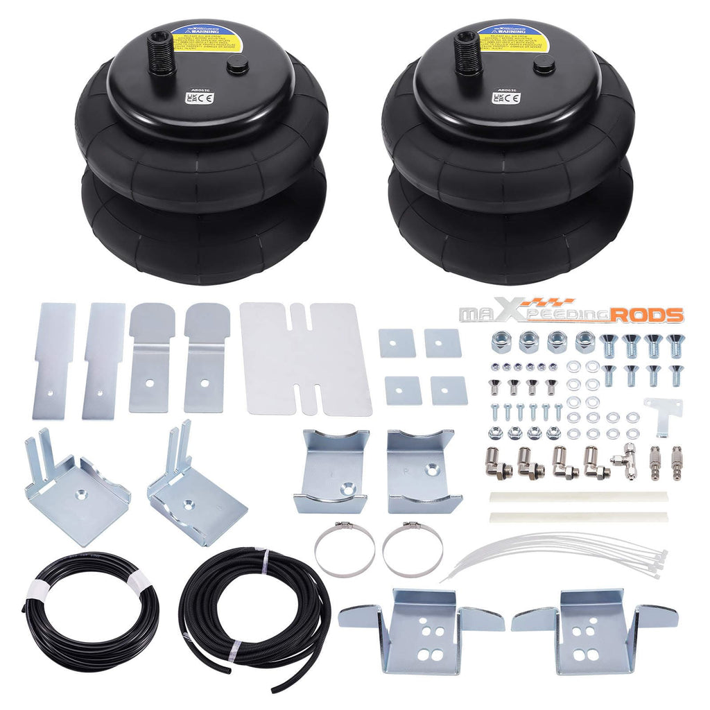 Luftfederung 2x Luftfederung + Halterung Kit kompatibel für Mercedes Sprinter 3,5-T VS30 907 RWD 2018-