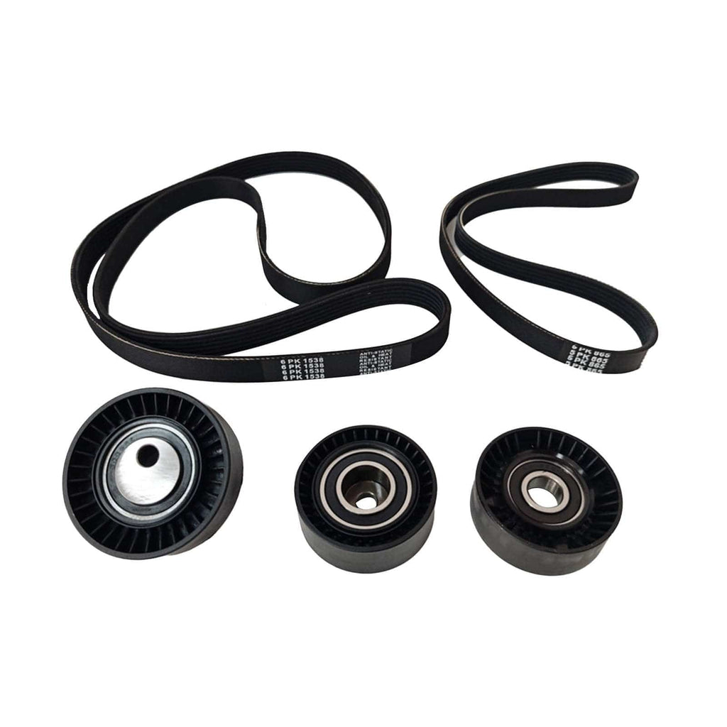 Motorsystem Keilrippenriemen Riemenspanner Umlenkrolle Kit kompatibel für BMW 3er E46 E36 5er E39