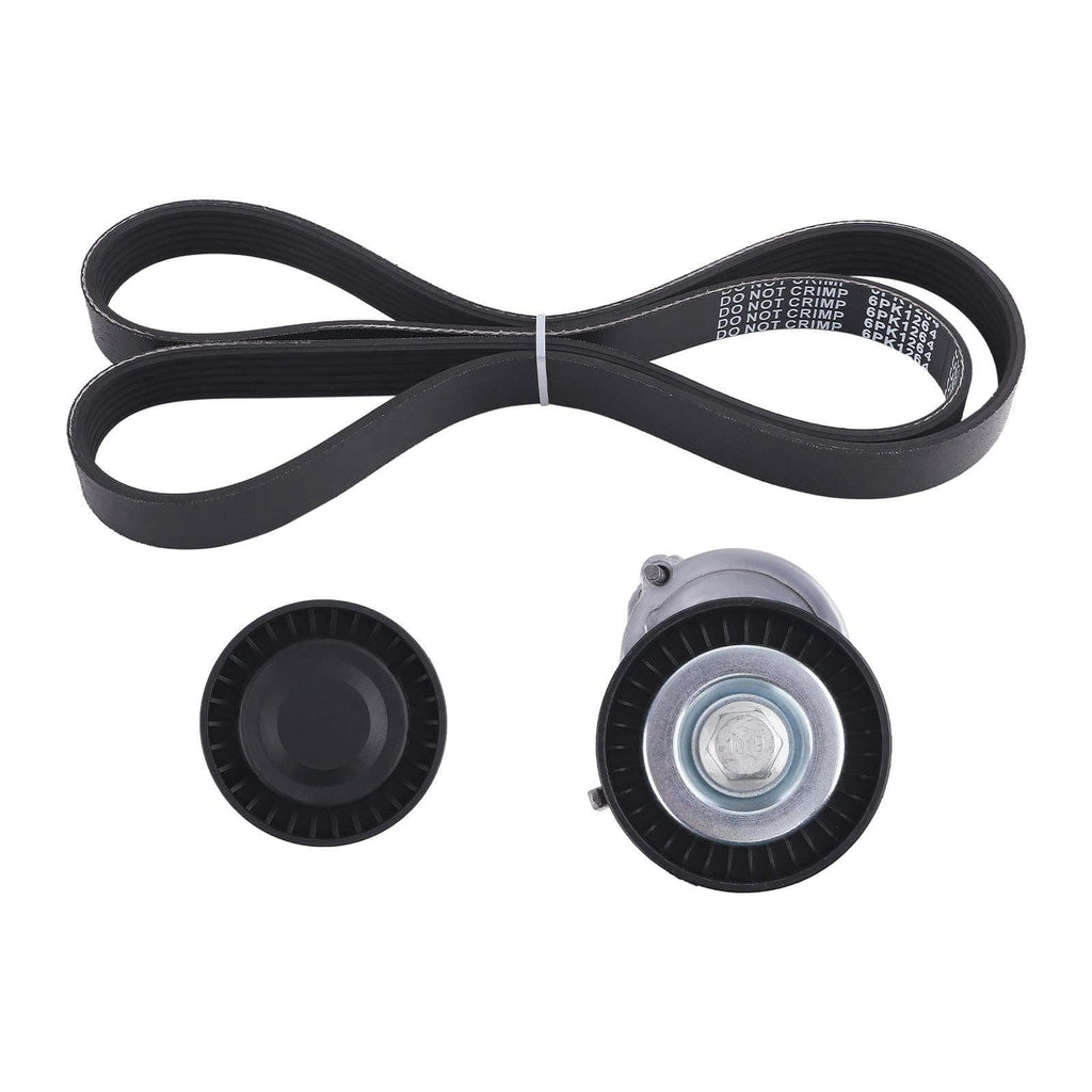 Motorsystem Keilrippenriemen-SatzSpanner kompatibel für Audi A4 Allroad 8KH 2.0 TDI quattro 2001-06