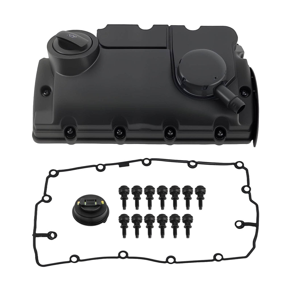 Motorsystem Ventildeckel Zylinderkopfhaube Passend kompatibel für VW T5 Sharan kompatibel für Seat Alhambra 1.9T 2.0T