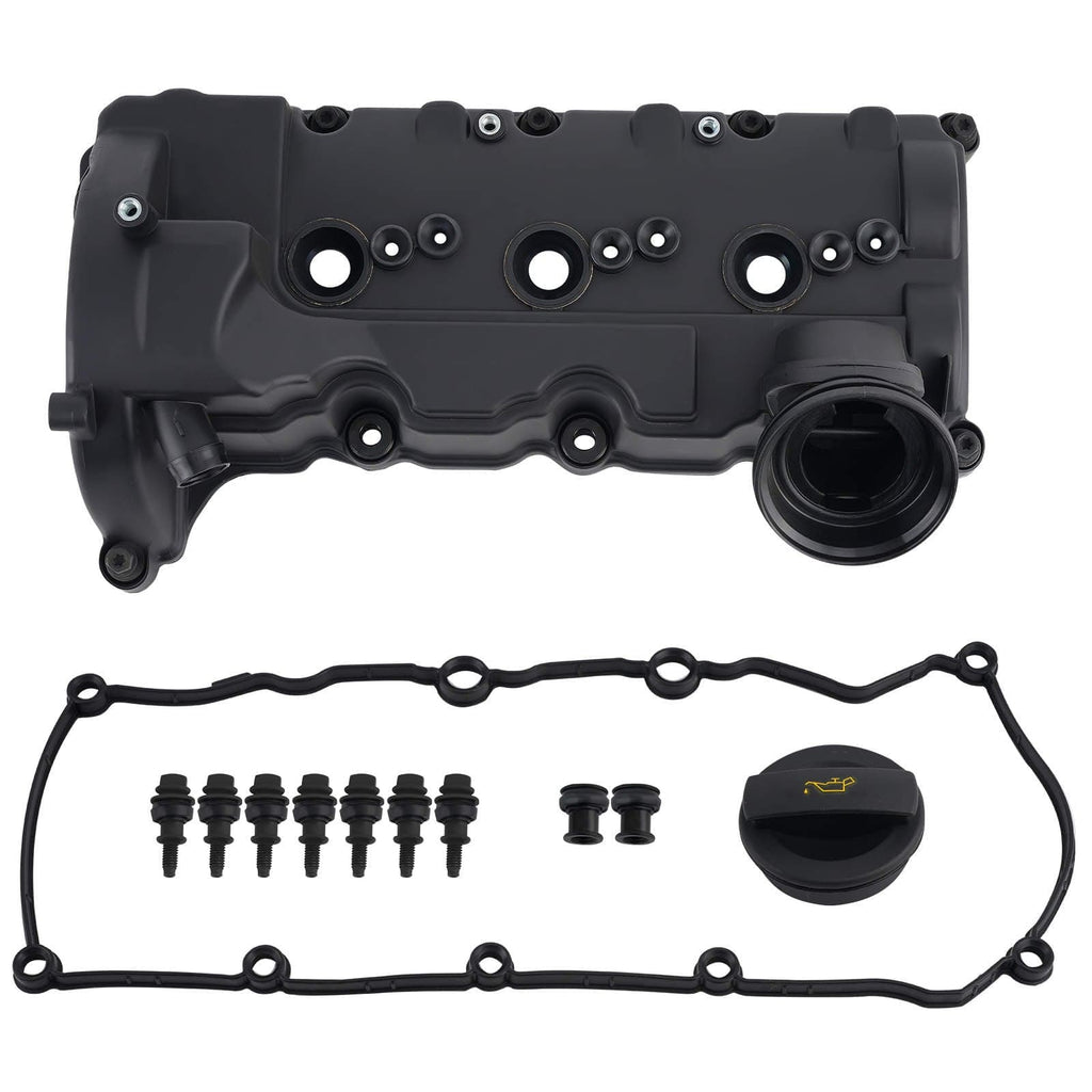 Motorsystem Links Zylinderkopfhaube Ventildeckel Auslassseite kompatibel für Audi A4 Avant 8K5, B8 3.0L