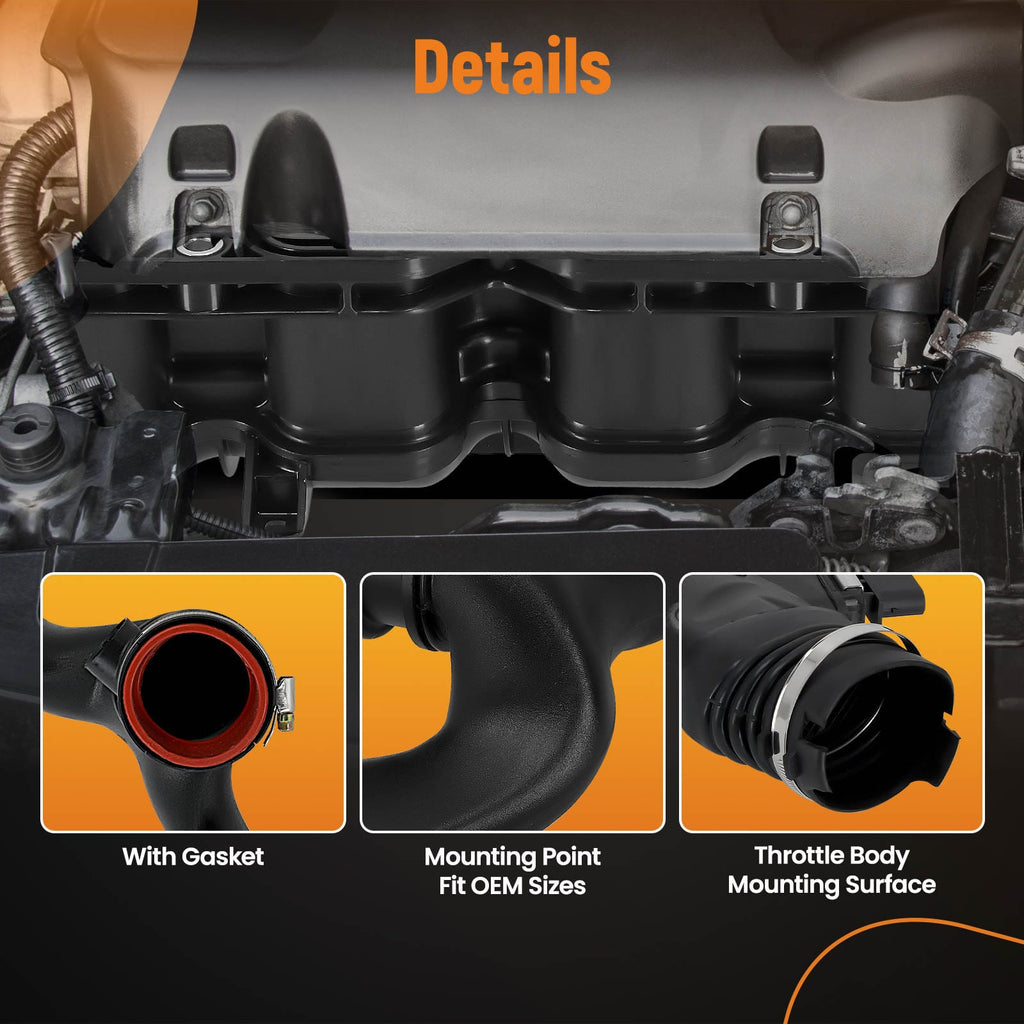 Motorsystem Ansaugleitung Reinluftkanal inkl. Luftmassenmesser kompatibel für Mercedes-Benz 6420908237