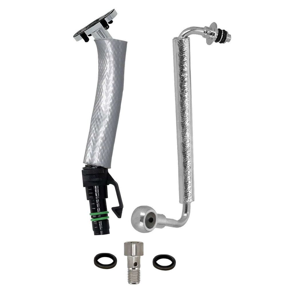 Motorsystem 2x Turbolader Ölleitung kompatibel für Opel Astra J Cascada Corsa D E Insignia Zafira C 1.4