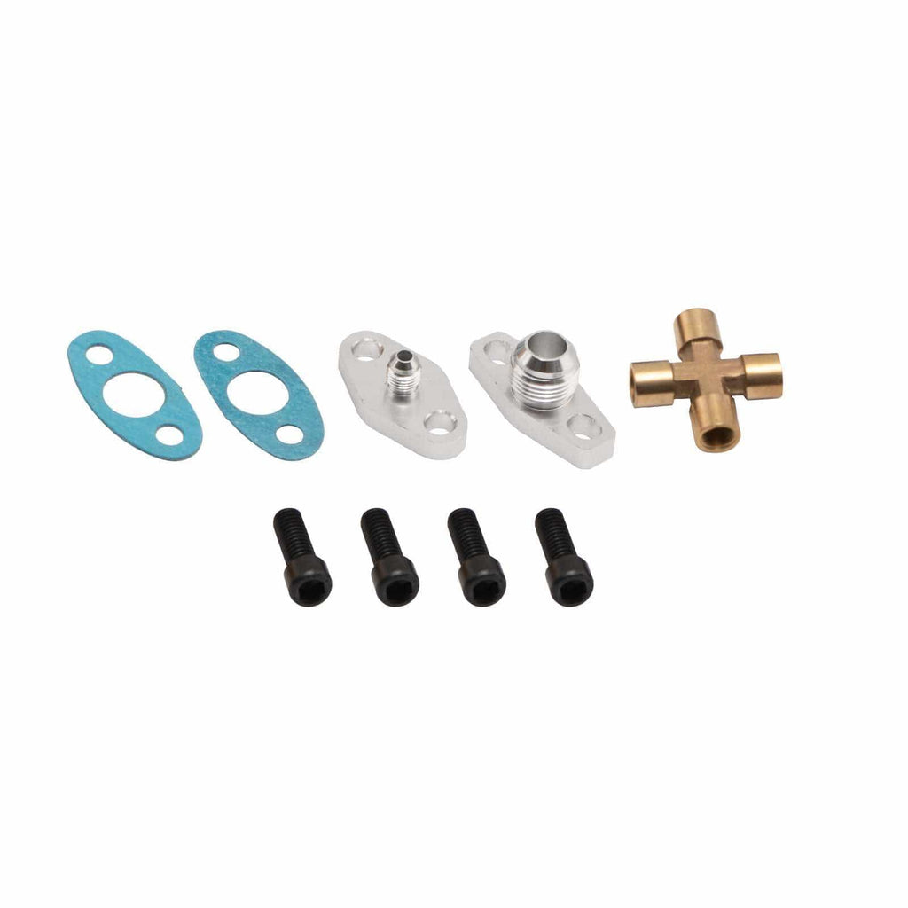 Motorsystem Turbo Ölzufuhr + Ablauf Rücklaufleitungssatz für T3 GT30 GT3582 GT3076 GT3037