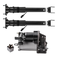 Laden Sie das Bild in den Galerie-Viewer, Neu Paar Hinten Stoßdämpfer + 1 Kompressor kompatibel für Mercedes M ML GL Klasse W164 X164