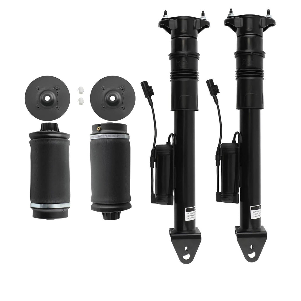 Neu Hinten 2x Stoßdämpfer + 2x Luftfederung kompatibel für Mercedes GL ML Klasse X164