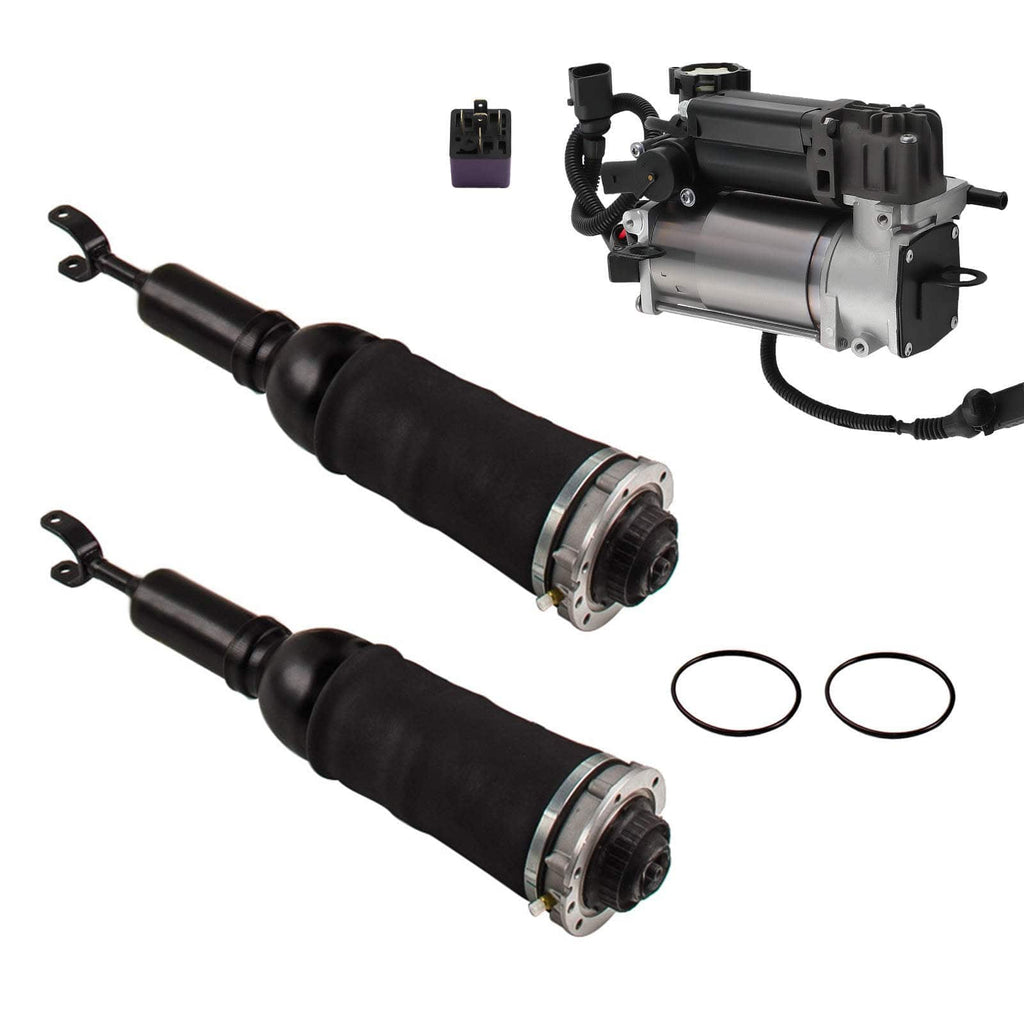 Neu 2X Vorne Federbeine mit Kompressorfor kompatibel für AUDI A6 A6 Avant Allroad 4B C5 Quattro