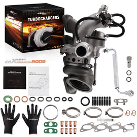 Neu Turbolader Turbo Kit kompatibel für Buick Encore/Chevy Cruze Sonic 1.4L + Kühlmittelleitung