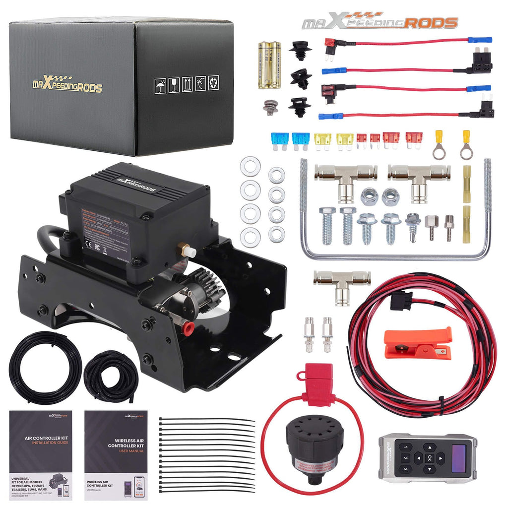 Neu Kabelloses Luftfederung Kompressor Steuerungskit for Universal Pickups Vans