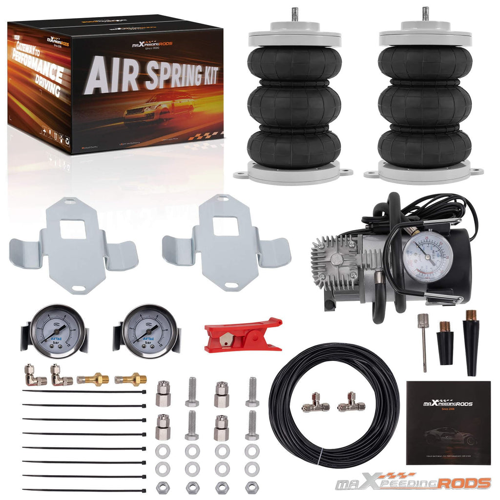 Neu Luftfederung Z6 Hinten + Kompressor Kit Zwei-Kreis-System kompatibel für Fiat Ducato 1994-