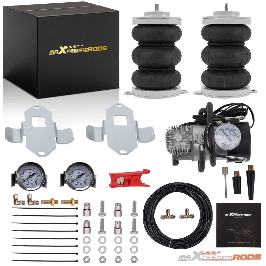 Neu Luftfederung Z6 Hinten + Kompressor Kit Zwei-Kreis-System kompatibel für Fiat Ducato 1994-
