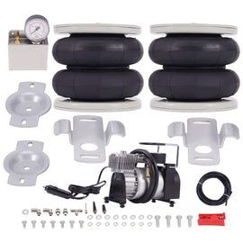 Neu 2x Luftfederung Hinten + 12V Kompressor Kit kompatibel für Fiat Ducato 1994-2024 4000KG