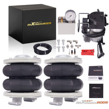 Laden Sie das Bild in den Galerie-Viewer, Neu 2x Luftfederung Hinten + 12V Kompressor Kit kompatibel für Fiat Ducato kompatibel für Peugeot Boxer 1994-