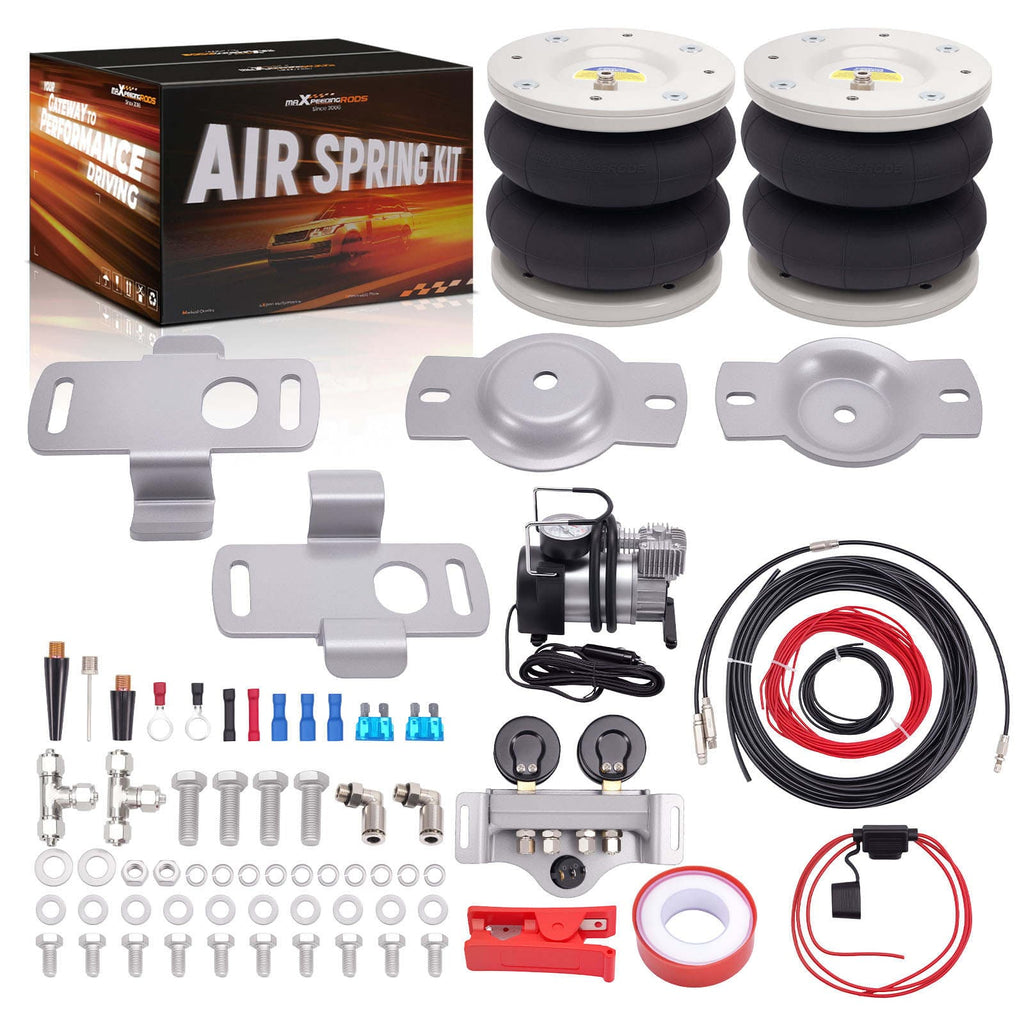 Neu Luftfederung Hinten + Kompressor Kit mit Zwei-Kreis-System kompatibel für Fiat Ducato 1994-