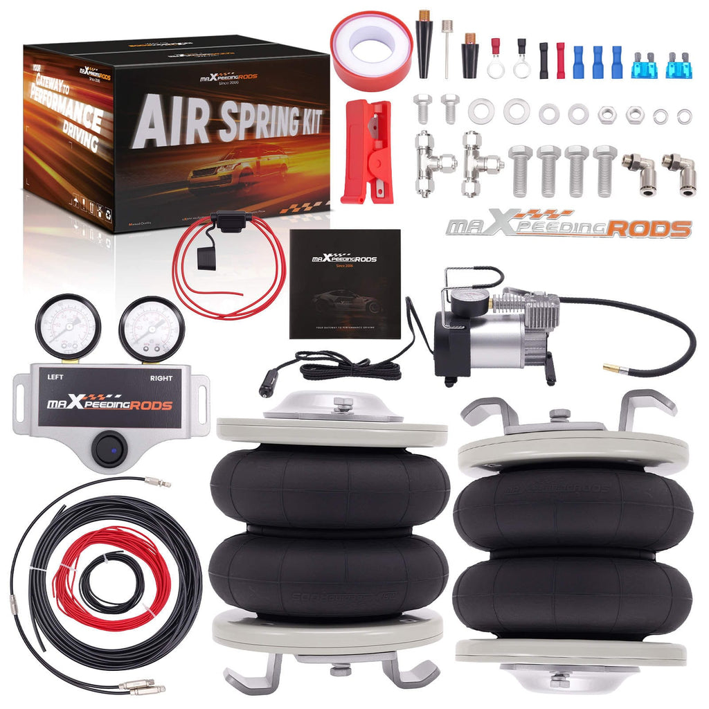 Neu Luftfederung Hinten + Kompressor Kit mit Zwei-Kreis-System kompatibel für Fiat Ducato 1994-